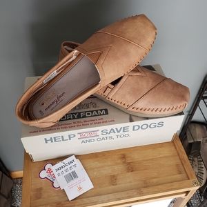 Luxe Bobs for Skechers Chestnut Blue Skies Sz 9.5 Women's Shoes